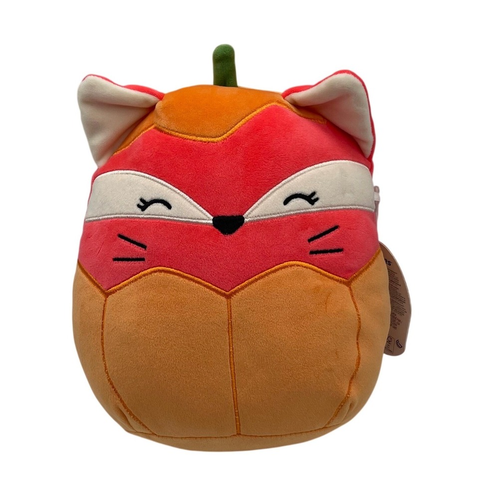 Squishmallows Fifi the Fox Pumpkin Halloween Plush 8 Inch Jazwares 2024 NWT